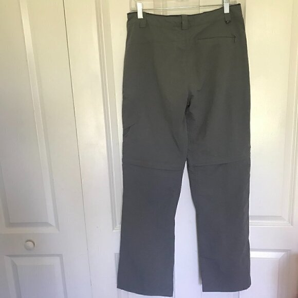 K-Way Technical Design gray convertible hiking pants w/zip off legs, size 8 - Picture 10 of 10